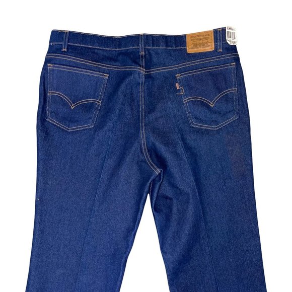 NWT Levi's Vintage Y2K Dark Wash Straight Leg J-Curve Design Jeans 44 31 - Picture 6 of 10